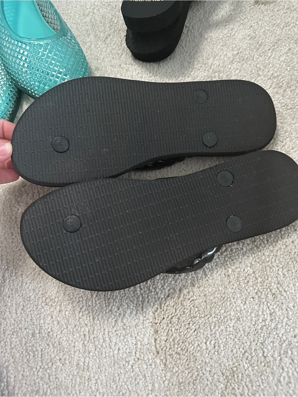 kate spade Black Bow Flip Flops - Picture 3 of 4